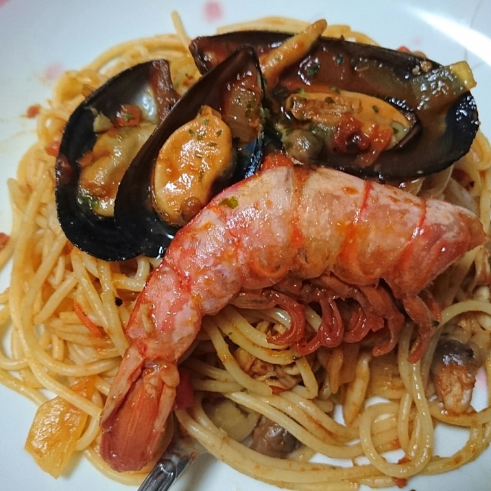 ムール貝と海老のトマトパスタ レシピ 作り方 By Randebu 楽天レシピ ムール貝と海老のトマトパスタ レシピ 作り方 By Randebu 楽天レシピ